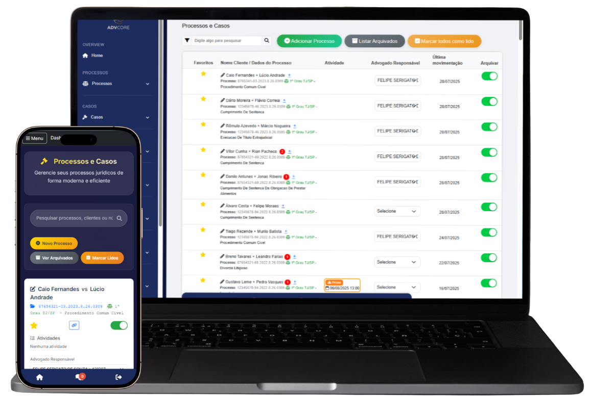 Ilustração de Monitoramento de Processos